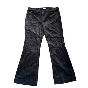 J. Jill Chocolate Corduroy Wide Leg Flare‎ Pants Women's Size 18